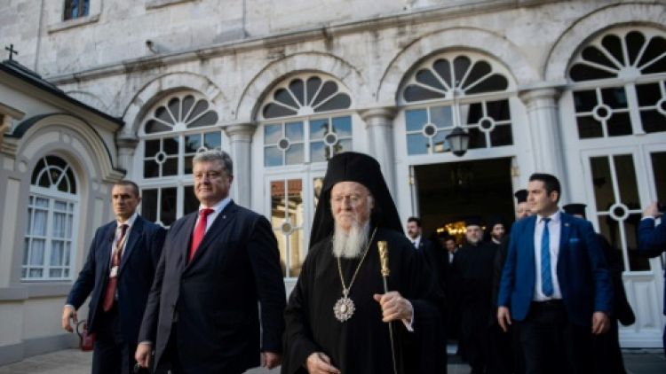 Le président ukrainien et le patriarche de Constantinople signent un accord sur l'Eglise d'Ukraine