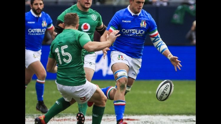 Rugby: Irlanda-Italia 54-7 a Chicago