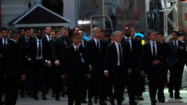 Leicester City players attend funeral of late owner in Thailand Leicester City players attend funeral of late owner in Thailand