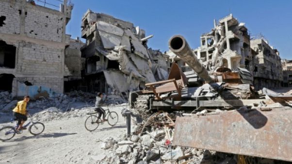 Syrie: après le "cauchemar", les Palestiniens de Yarmouk gardent l'espoir d'une reconstruction Syrie: après le "cauchemar", les Palestiniens de Yarmouk gardent l'espoir d'une reconstruction