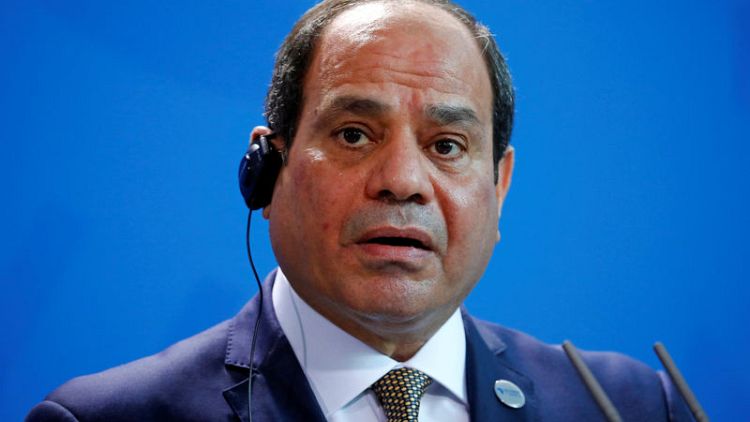 Egypt's Sisi says law curbing NGOs needs to be more "balanced"
