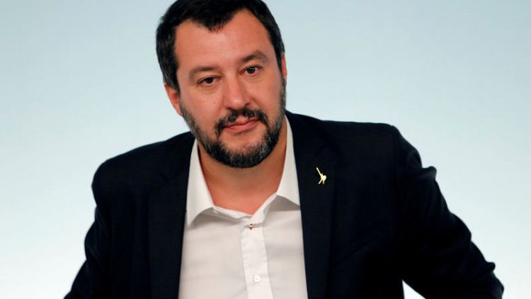 Girlfriend of Italian deputy PM Salvini says goodbye with bedside selfie