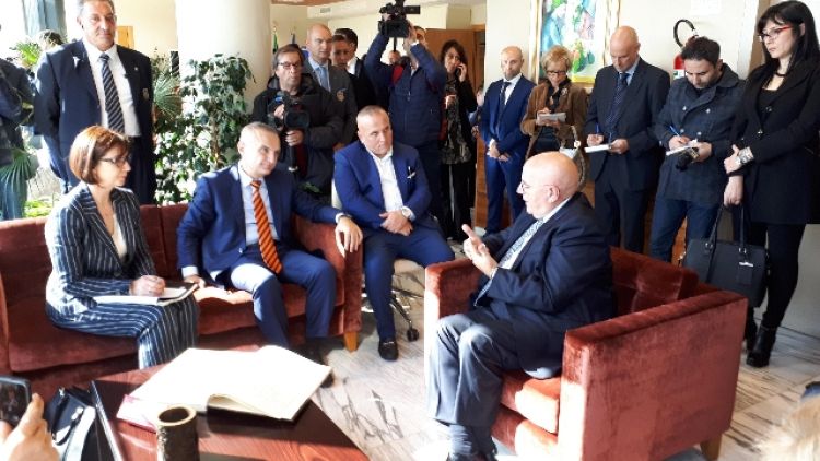 Presidente Albania in visita a Regione
