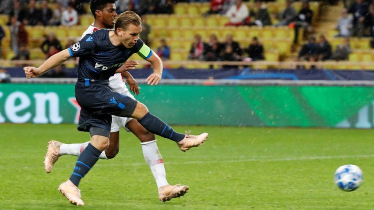 Bruges extend misery for winless Henry with 4-0 Monaco triumph