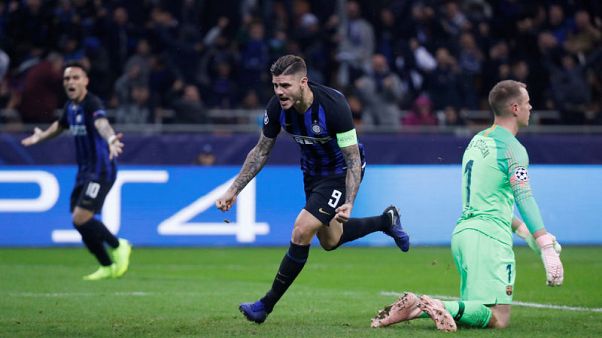Icardi snatches draw for Inter but Barca through to knockout stage Icardi snatches draw for Inter but Barca through to knockout stage