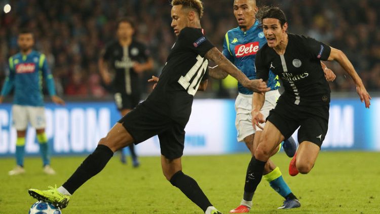 Napoli and PSG battle to 1-1 draw to leave group wide open