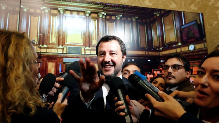 Italy's government is at no risk of falling, deputy PM Salvini says