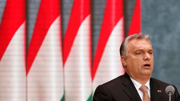 EU's biggest grouping puts Hungary's Orban on notice amid rights concerns EU's biggest grouping puts Hungary's Orban on notice amid rights concerns