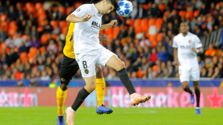 Soler stars as Valencia boost Champions League last-16 hopes