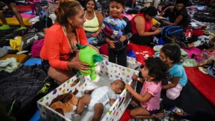 5.500 migrants en route pour les USA sont arrivés à Mexico