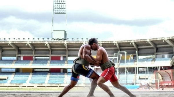 Etre sumotori au Venezuela, un rude combat contre la crise Etre sumotori au Venezuela, un rude combat contre la crise