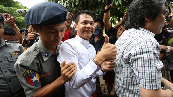 Myanmar authorities drop 'incitement' charges against journalists Myanmar authorities drop 'incitement' charges against journalists