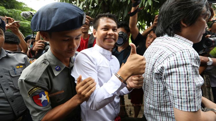 Myanmar authorities drop 'incitement' charges against journalists