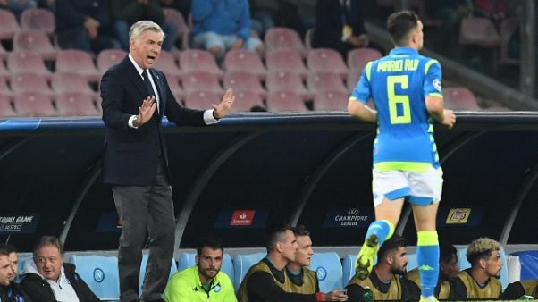 Ancelotti: Juve in fuga, Napoli rincorre Ancelotti: Juve in fuga, Napoli rincorre