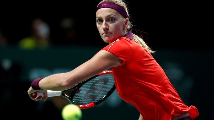 Czech Kvitova to miss first day of Fed Cup final