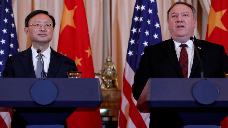 In high-level talks, U.S. presses China to halt militarization of South China Sea