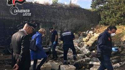 Esplosione ad Arnesano, indagini