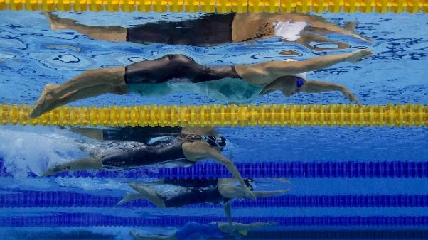 Nuoto: Sapio, Pellegrini vittoria-record Nuoto: Sapio, Pellegrini vittoria-record