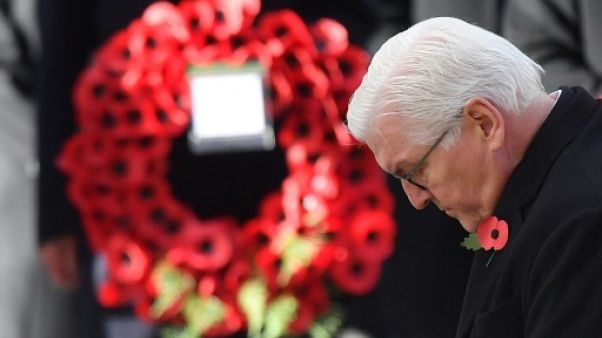 Le président allemand commémore la Grande Guerre à Londres Le président allemand commémore la Grande Guerre à Londres