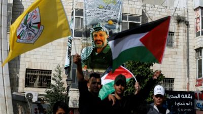 Les Palestiniens marquent le 14e anniversaire du décès d'Arafat