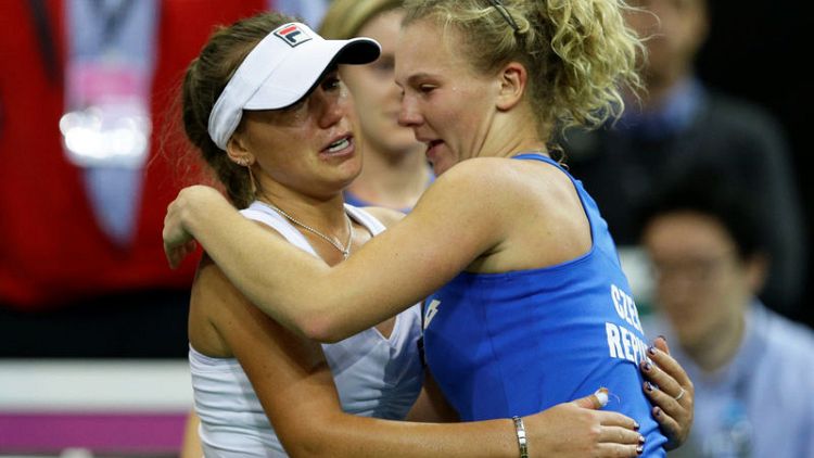 Czech Republic beat U.S. to clinch sixth Fed Cup in eight years