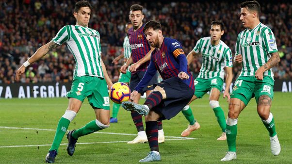 Messi returns but Barca beaten at home by rampant Betis Messi returns but Barca beaten at home by rampant Betis