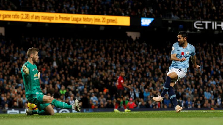 City win Manchester derby, Liverpool go second above Chelsea