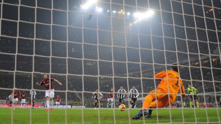 Higuain misses penalty and sent off as Juve win at Milan
