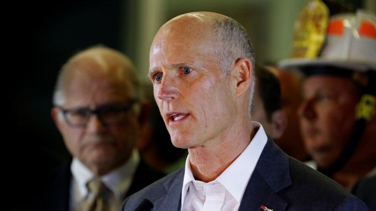 Florida Republican Scott asks that ballots be guarded in U.S. Senate race recount