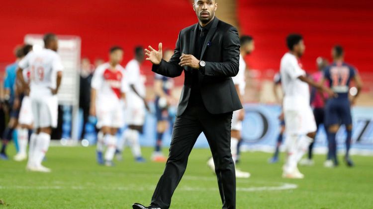 Monaco boss backs coach Thierry Henry after dismal start
