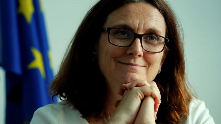 EU's Malmstrom says she assumes U.S. won't slap autos tariffs during talks