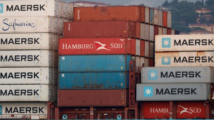 Maersk warns trade war hit container shipping