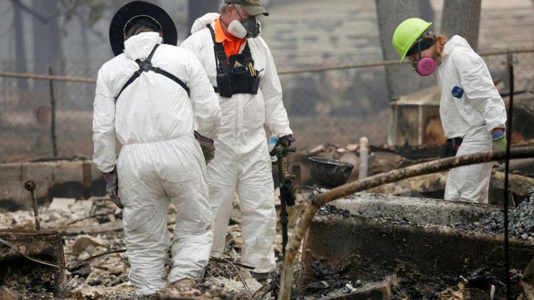 Crews still searching for bodies a week after fire destroys California town