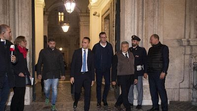 Vertice P.Chigi Conte, Di Maio, Salvini