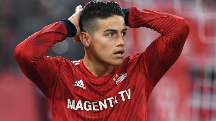 Bayern's James out for weeks with knee ligament injury - club