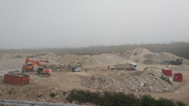 Da sisma Umbria già 94mila ton. macerie Da sisma Umbria già 94mila ton. macerie