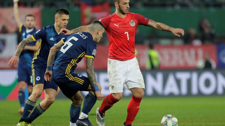 Bosnia promoted to Nations League top tier with Austria draw