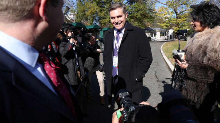 U.S. judge orders White House to restore press pass to CNN's Acosta