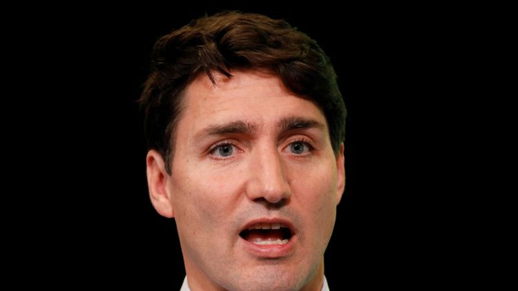 Canada's Trudeau uses Trump card to attack main political rival