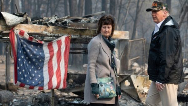A Paradise, ville dévastée par le feu, Trump exprime sa "tristesse" A Paradise, ville dévastée par le feu, Trump exprime sa "tristesse"
