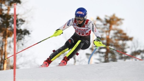 Slalom de Levi: Shiffrin domine la 1re manche Slalom de Levi: Shiffrin domine la 1re manche