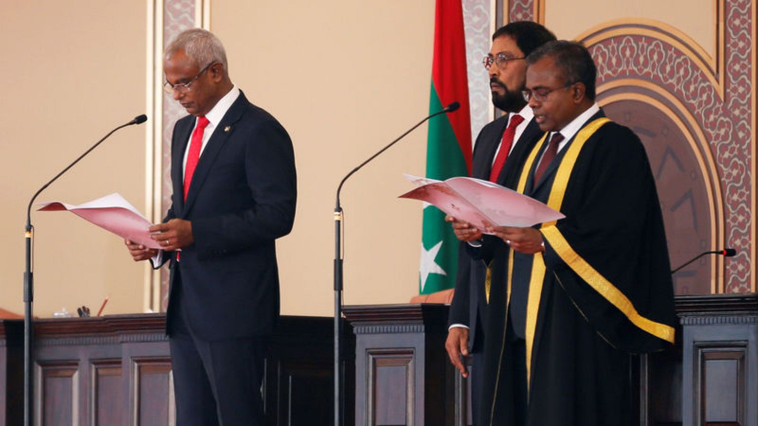 Maldives' new president warns state coffers 'looted' after China-led boom
