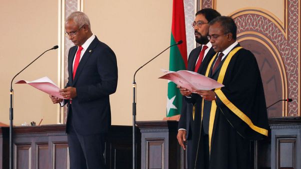 Maldives' new president warns state coffers 'looted' after China-led boom Maldives' new president warns state coffers 'looted' after China-led boom