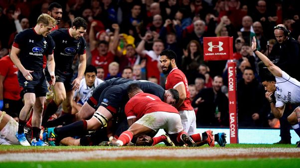 Wing Williams bags two tries in milestone test as Wales crush Tonga Wing Williams bags two tries in milestone test as Wales crush Tonga