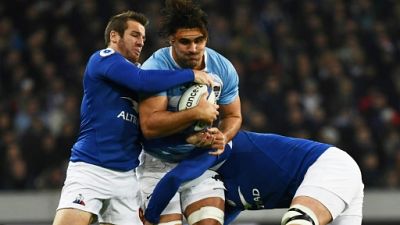 Rugby: le XV de France mène à la mi-temps contre l'Argentine 11-10