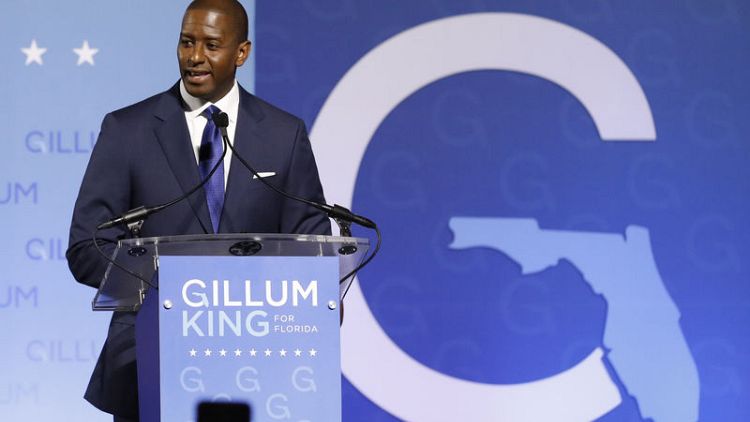 Democrat Gillum concedes Florida governor's race, congratulates DeSantis