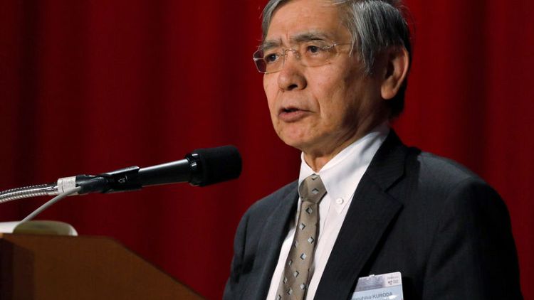 BOJ's Kuroda warns of risks from falling regional banks' profits