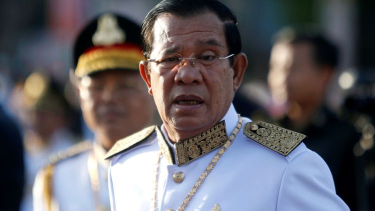 Cambodian PM says won't allow any foreign military base in his country