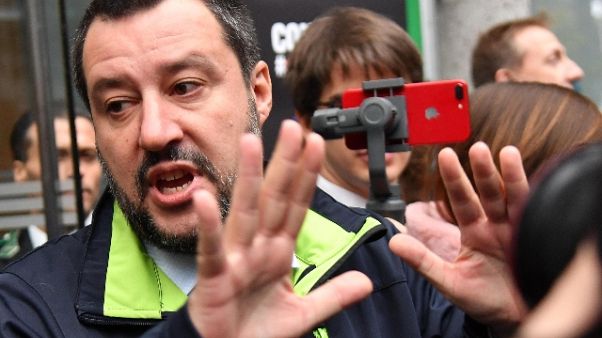 Salvini, diremo no a budget eurozona Salvini, diremo no a budget eurozona
