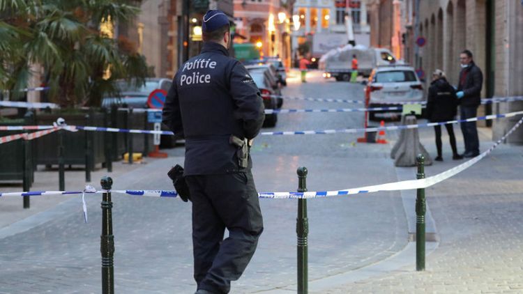 Policeman stabbed in central Brussels, police say motive unclear